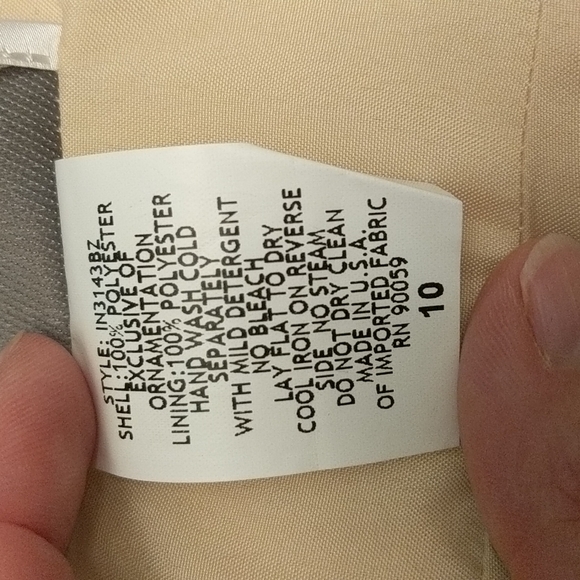 NWT David's Bridal Strapless Dress Size 10 - Picture 8 of 9